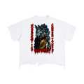 Nobody is coming to help Vintage Wash Boxy Distressed Hem T-Shirt