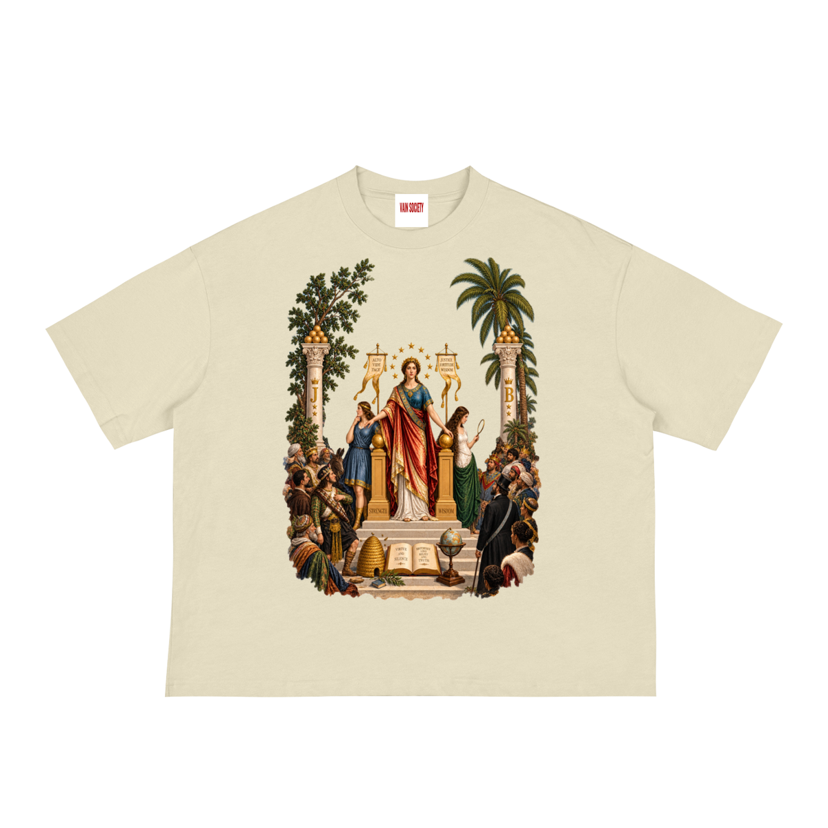 Strength and wisdom Classic Loose Boxy Tee