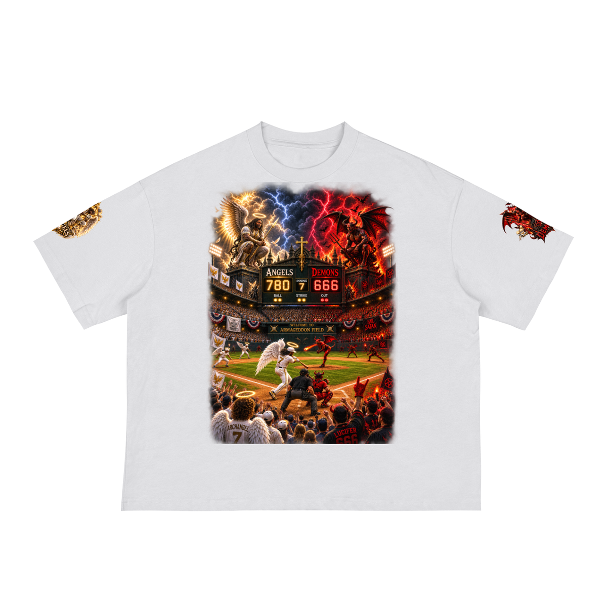 Doomsday / Armagedon Baseball Classic Loose Boxy Tee