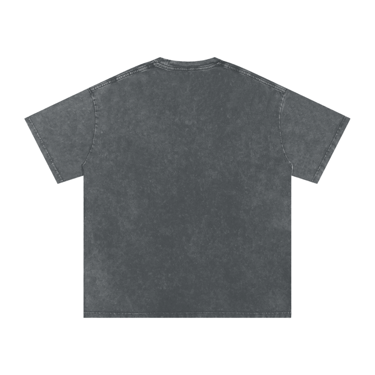 Vain USA Skeleton Runner Snow Washed Oversized Cotton T-Shirt